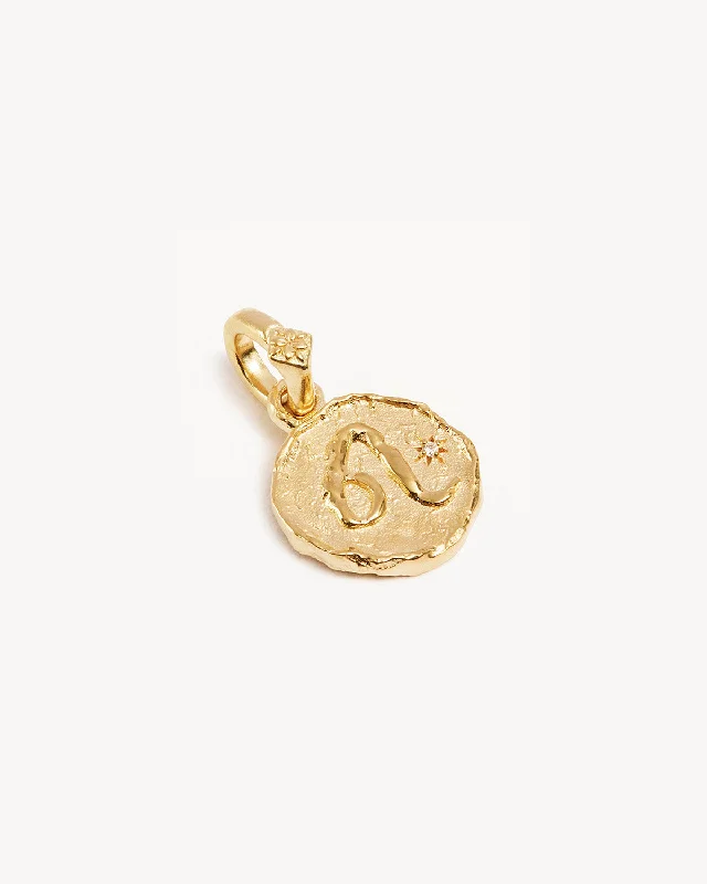 Flash Sale On Stunning Jewelry – Don't Miss Out Top Deals 18k Gold Vermeil Cosmic Love Zodiac Annex Link Pendant - Leo