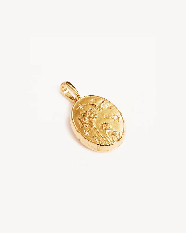 Unique Jewelry For Less – Shop The Sale Now 18k Gold Vermeil Everything You Are Is Enough Locket Pendant