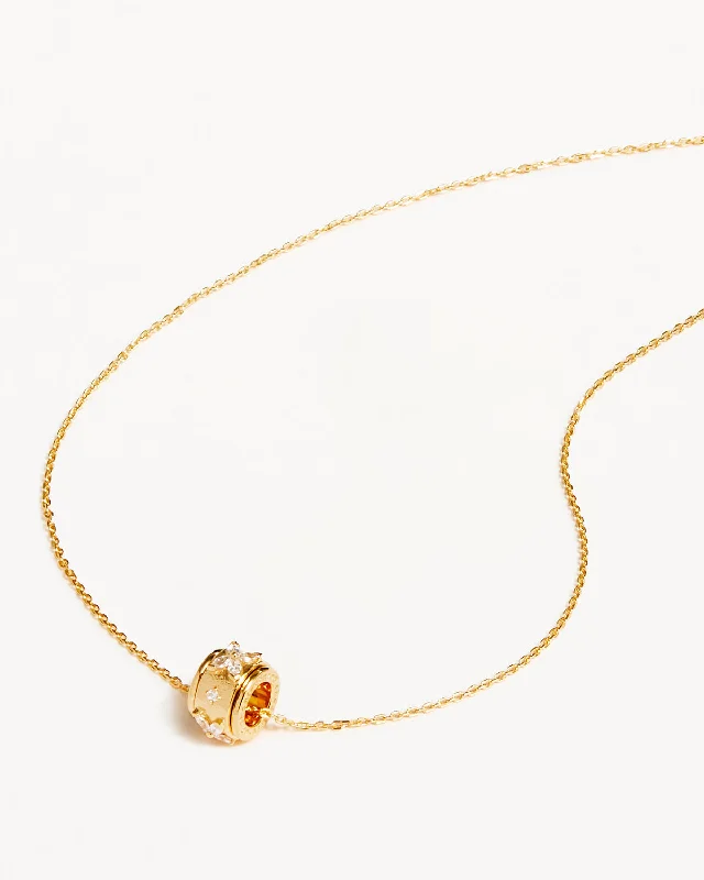 Save On Luxury Jewelry Pieces – Limited-Time Offers 18k Gold Vermeil No Rain, No Flowers Spinning Meditation Necklace