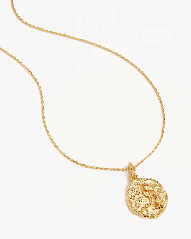 Don't Miss These Dazzling Jewelry Discounts Budget Saver 18k Gold Vermeil She is Zodiac Necklace - Aries