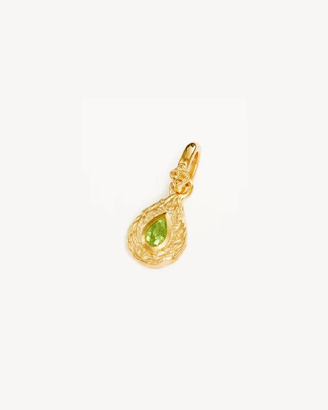 Jewelry Deals That Outshine The Rest 18k Gold Vermeil With Love Birthstone Annex Link Pendant - August