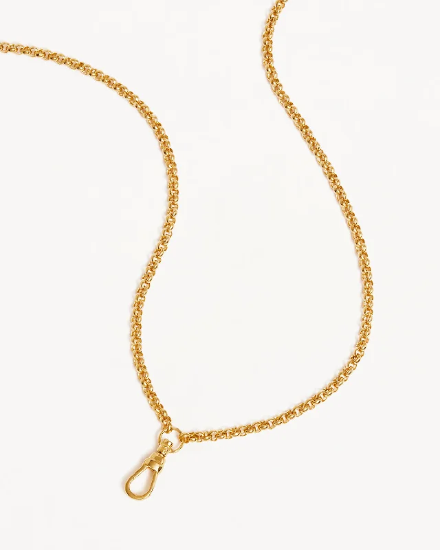 Best Jewelry Sale – Shop Exclusive Designs Now Trendy Street Style 18k Gold Vermeil Your Story Albert Clasp Necklace