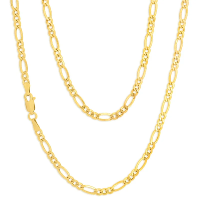 Timeless Elegance Now At Special Discounts Fresh Fashion Discounts 9ct Dazzling Yellow Gold Figaro Chain