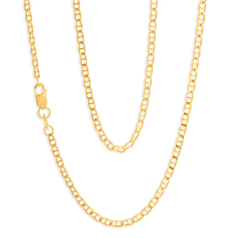 Premium Diamond Jewelry For Unforgettable Moments Romantic Chic Deals 9ct Elegant Yellow Gold Silver Filled Anchor Chain