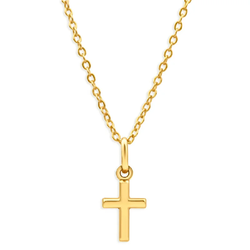 Timeless Jewelry At Special Discount Rates Urban Style Promotions 9ct Yellow 14mm Cross Gold Pendant