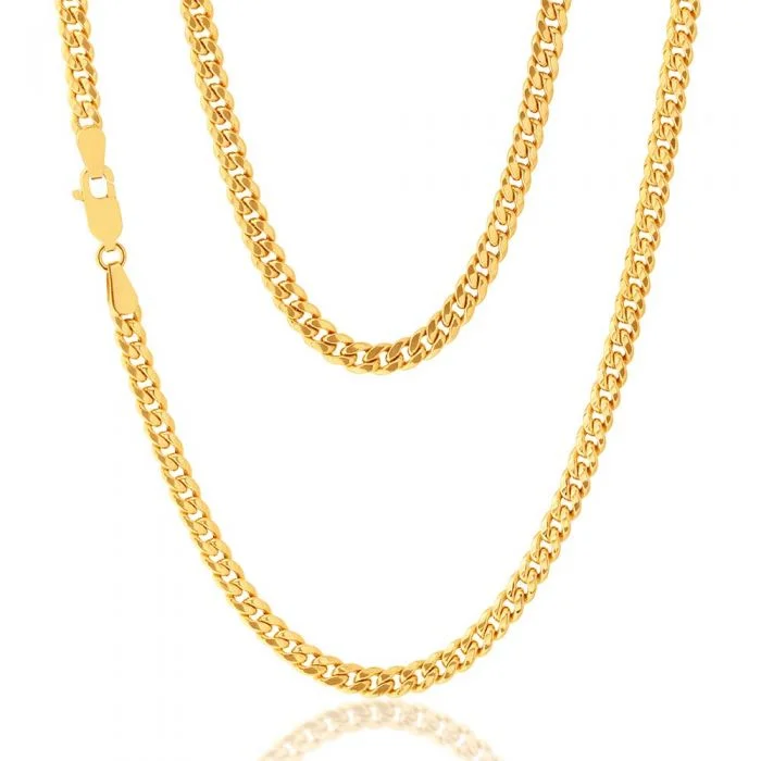 Shop Jewelry That Shines Without The High Price 9ct Yellow Gold 45cm Curb Chain