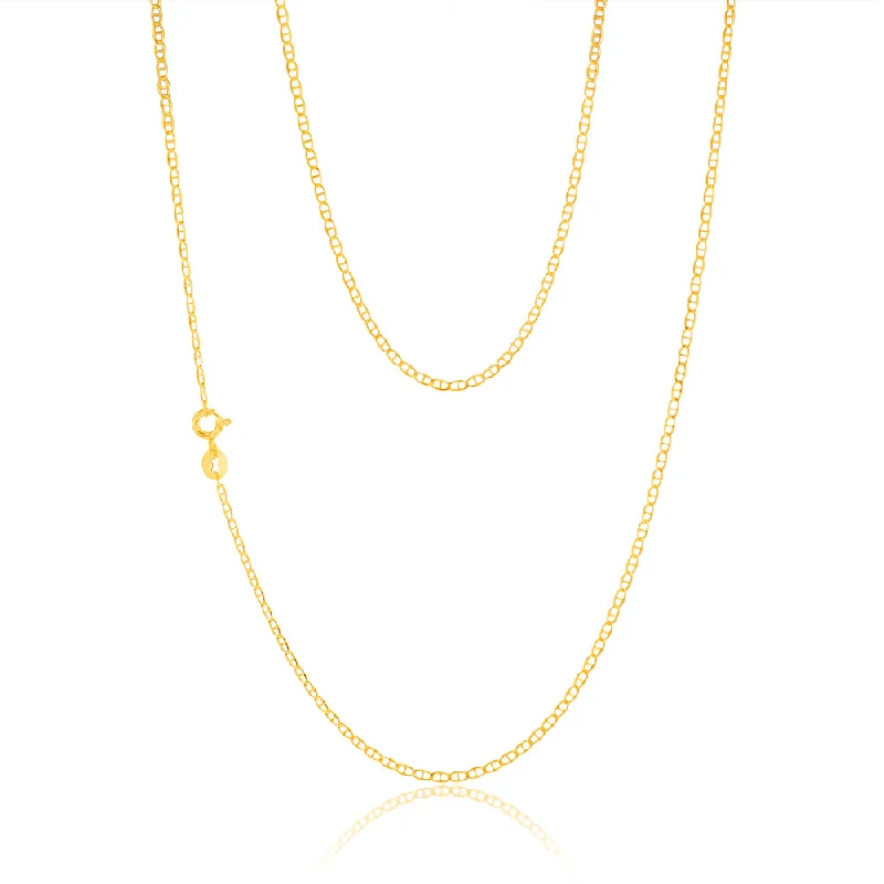 Once-A-Year Jewelry Sale – Grab Your Favorites Now 9ct Yellow Gold Filled 55cm Anchor Chain