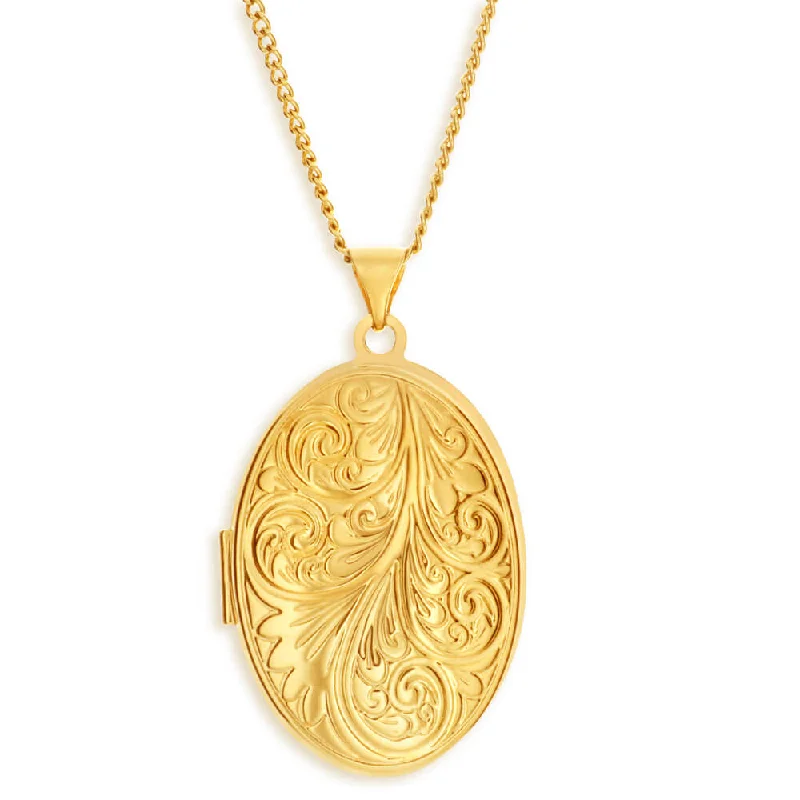 Shop Modern Jewelry Collections With Exclusive Discounts 9ct Yellow Gold Silver Filled Oval Shaped Locket