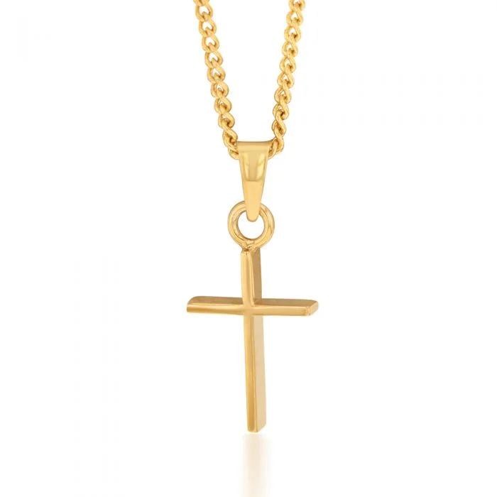 Trending Jewelry Styles Now At Limited-Time Discounts Stylish Savings 9ct Yellow Gold Silverfilled Cross Pendant