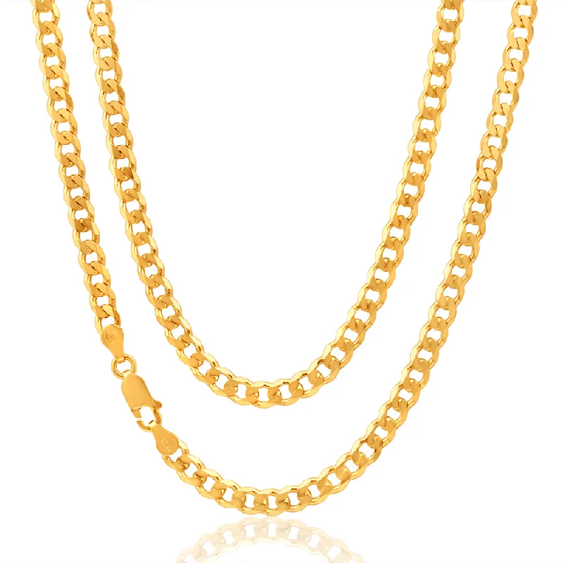 Get The Best Deals On Timeless Jewelry Pieces Huge Price Cut 9ct Yellow Solid Gold Curb 50cm Chain 120 Gauge