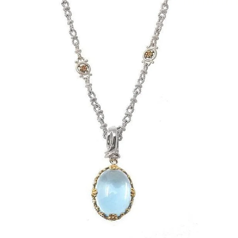 Buy More, Save More – Special Jewelry Discounts Elevated Casual Discounts Blue Topaz Pendant on Chain