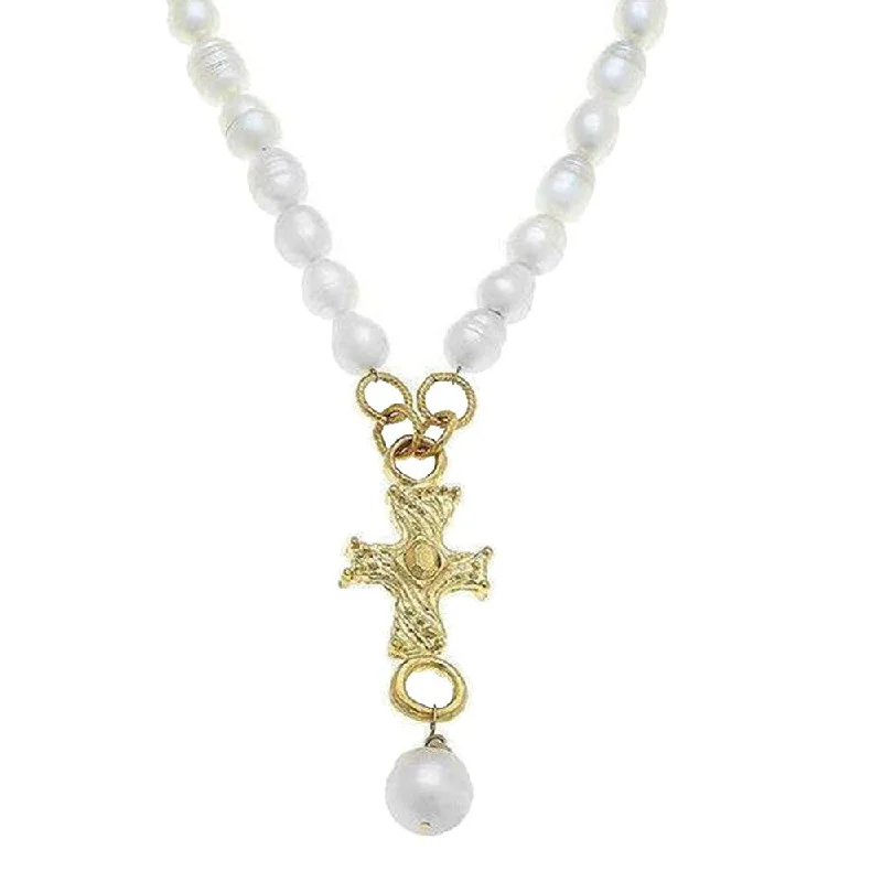 Get The Jewelry You Love At A Price You Love Contemporary Fashion Sale Cross Pendant Necklace on Pearls