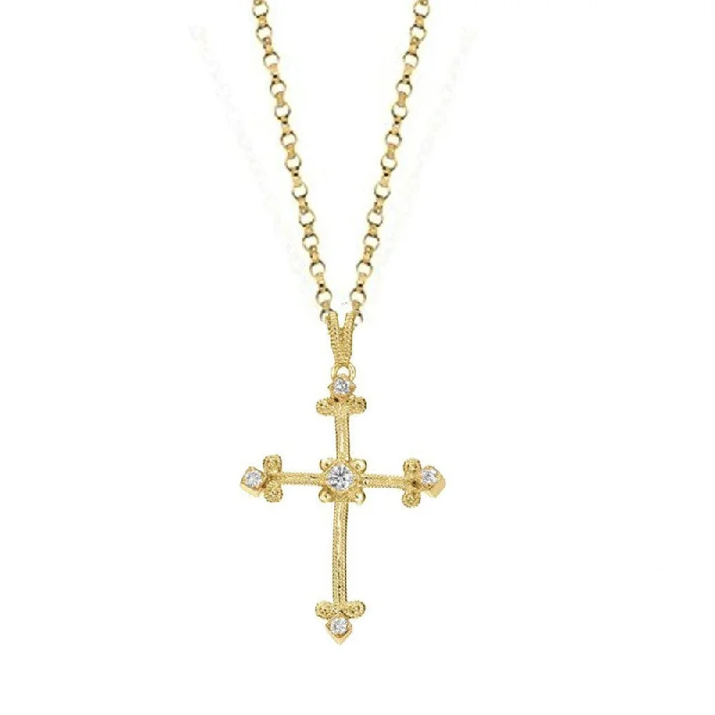 Glamorous Jewelry, Glamorous Deals – Shop Now Diamond Cross in Gold