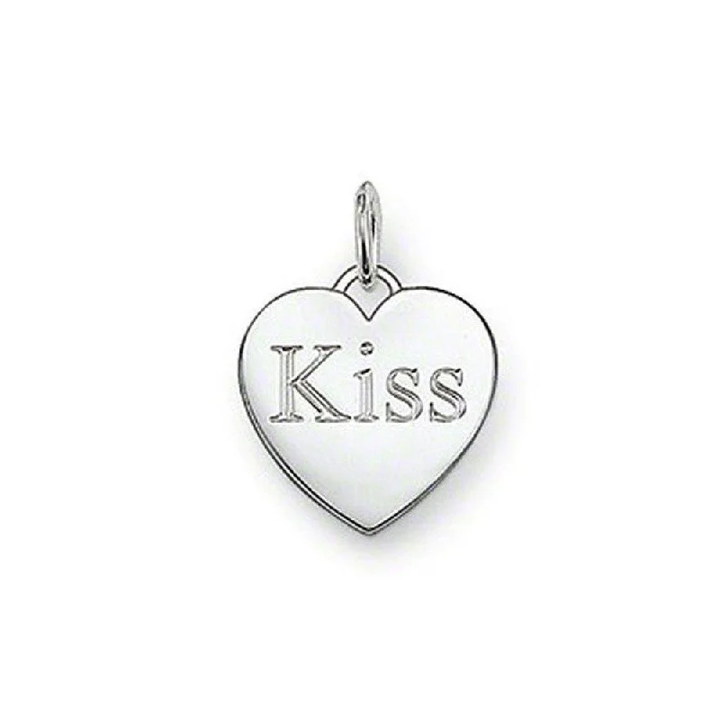 Get The Sparkle You Love At Prices You Adore Heart "Kiss" Pendant