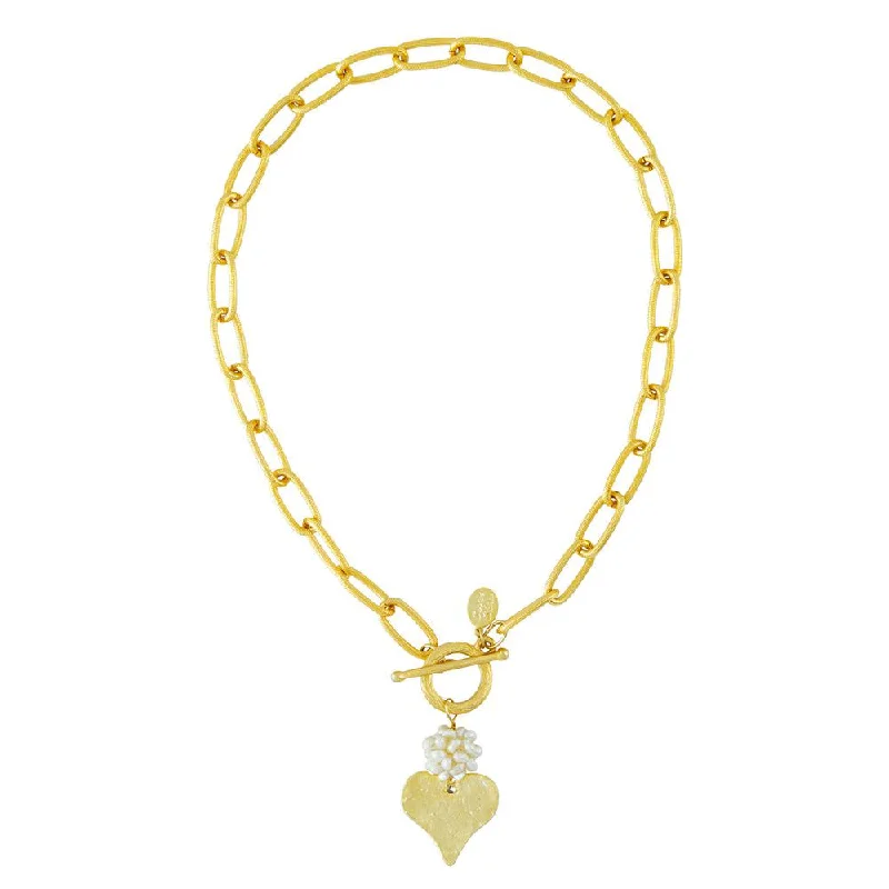 Bestselling Jewelry At Special Promotional Rates Casual Chic Deals Heart on Link Chain