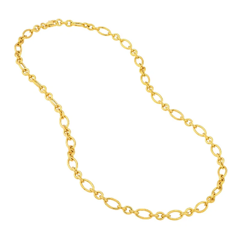 High-Quality Jewelry At A Fraction Of The Cost Contemporary Fashion Sale Oval-Link Hollow Chain