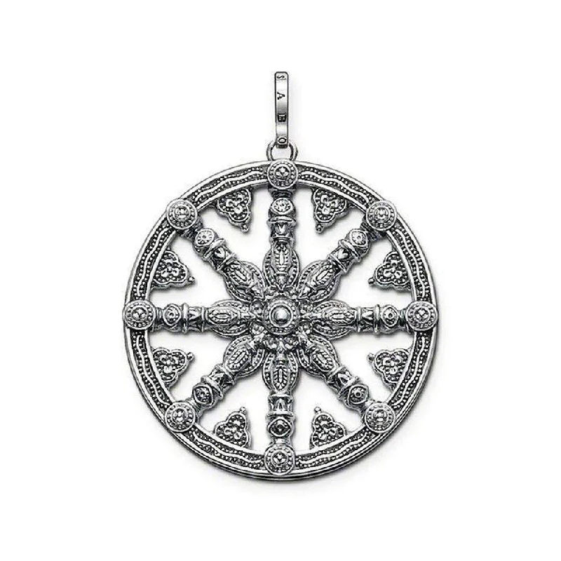 Seasonal Jewelry Deals – Elevate Your Style Chic Style Discounts Karma Wheel  Pendant