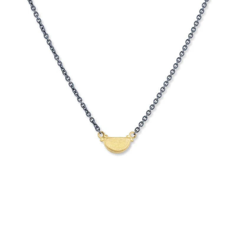 Sparkle More For Less – Jewelry Sale Happening Now Fashion Forward, Function First Lika Behar Yellow Gold Half Drum Pendant Necklace