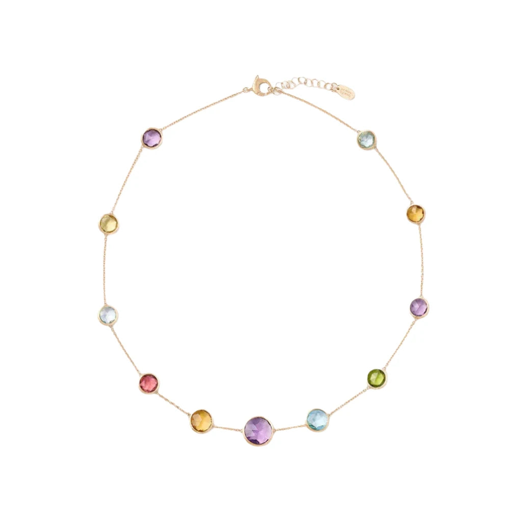 Luxury Handcrafted Jewelry For Elegant Looks Limited Time Offers Marco Bicego® 'Jaipur' Yellow Gold Mixed Gemstone Necklace