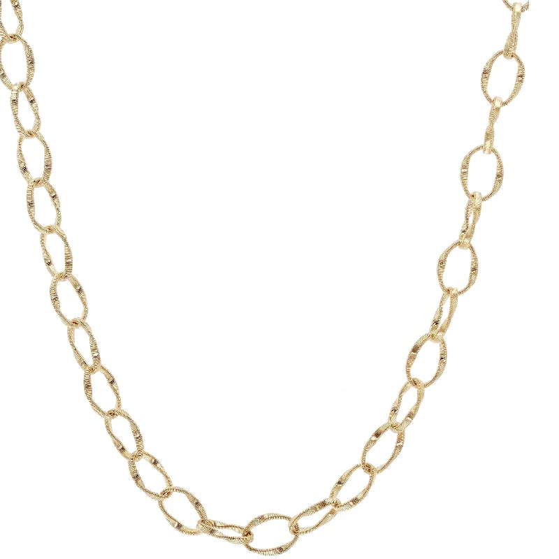 Dainty Floral Jewelry For Feminine Elegance Playful Fashion Offers Marco Bicego® 'Marrakech' Gold Link Chain Necklace