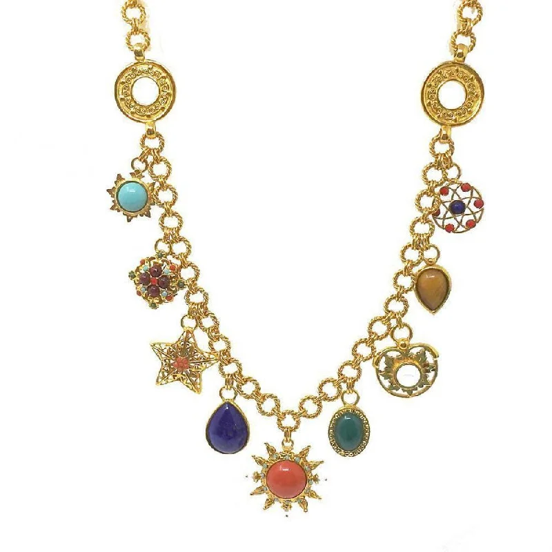 Dainty And Elegant Jewelry Now At Reduced Prices Multi Charm Link Necklace