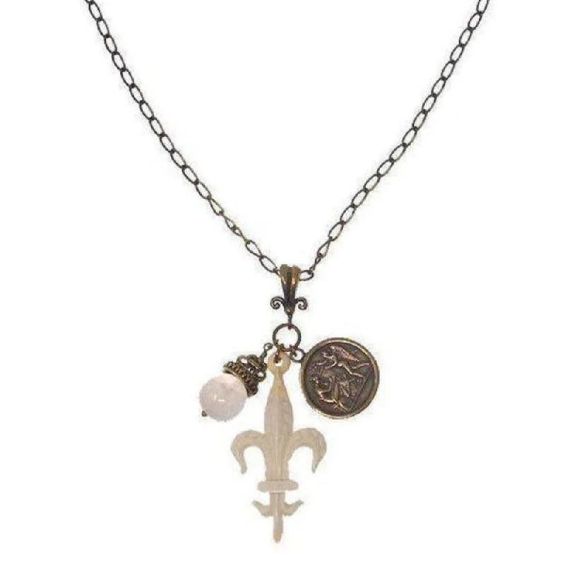 Affordable Luxury Jewelry For Every Occasion Fresh Styles, Fresh Deals Necklace Fleur de Lis charm