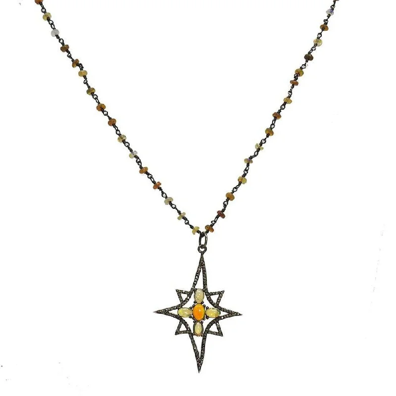 Fashion-Forward Jewelry At Exclusive Discounts Opal Star Pendant