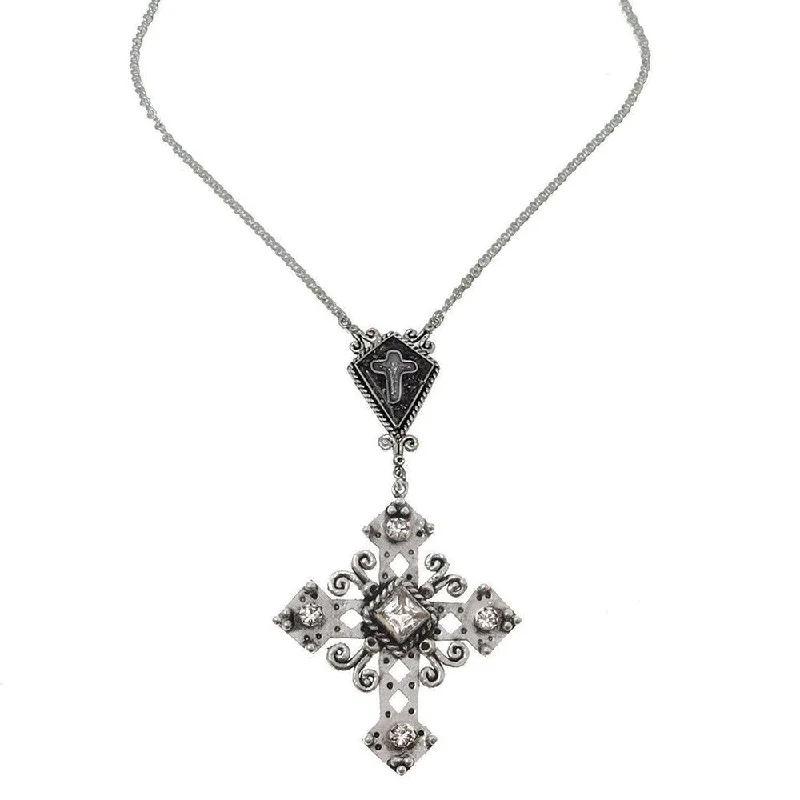 Exclusive Gemstone Jewelry Markdowns – Shop Now Classic Elegance Sales Paloma Cross Necklace