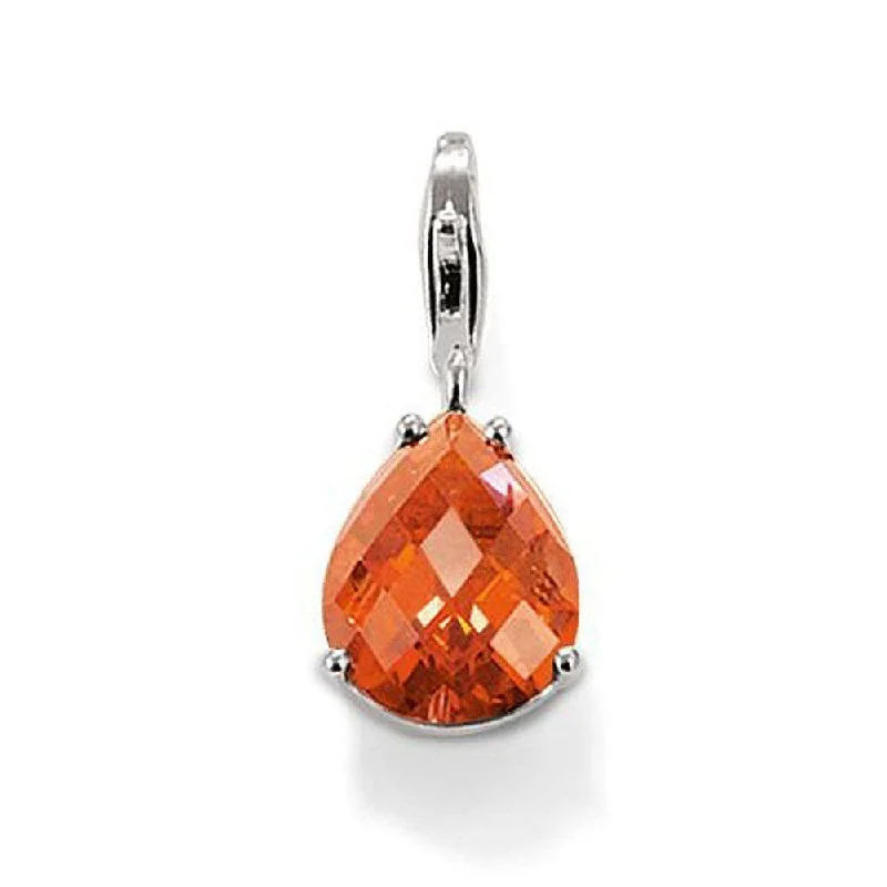 Grab Your Dream Jewelry At The Lowest Prices Pendant Orange Tear Drop