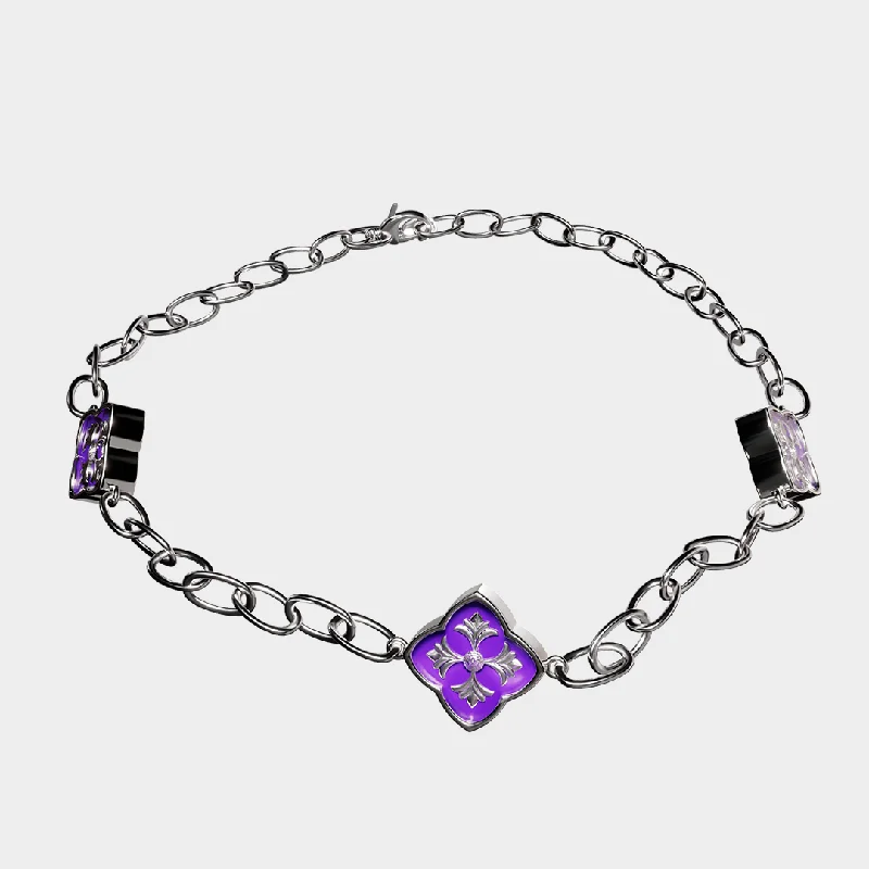 Breathtaking Jewelry, Breathtaking Prices Pietà - Purple Necklace