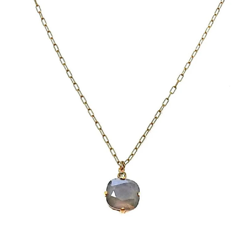 Huge Savings On Premium Jewelry Styles Solitaire Pendant in Grey