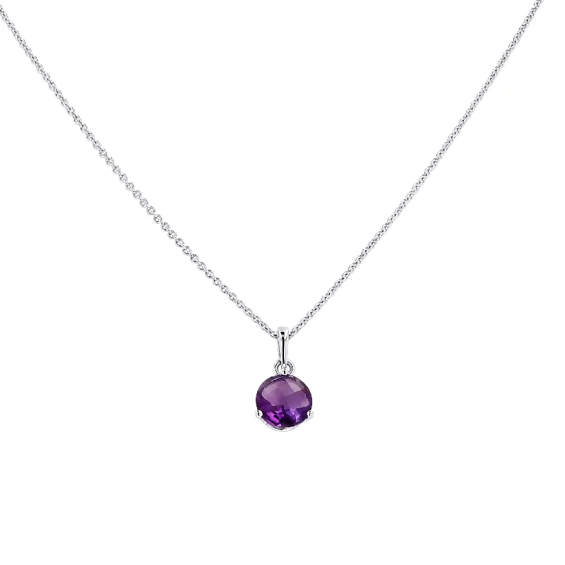 Fashion-Forward Jewelry At Incredible Prices Casual Fashion Amethyst Solitaire Pendant