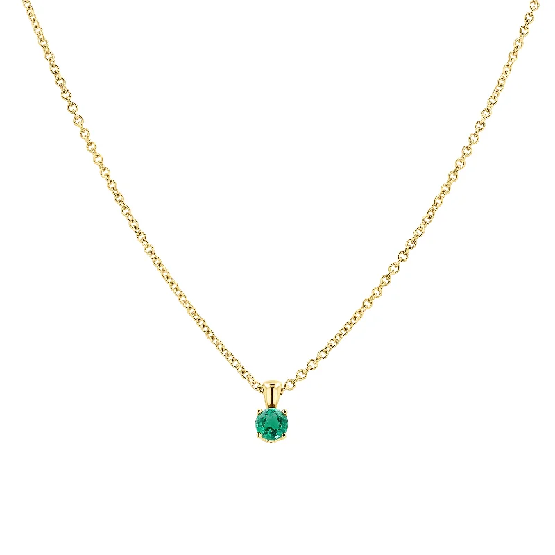 Grab Your Favorite Jewelry At The Lowest Prices Mega Sales Emerald Solitaire Pendant