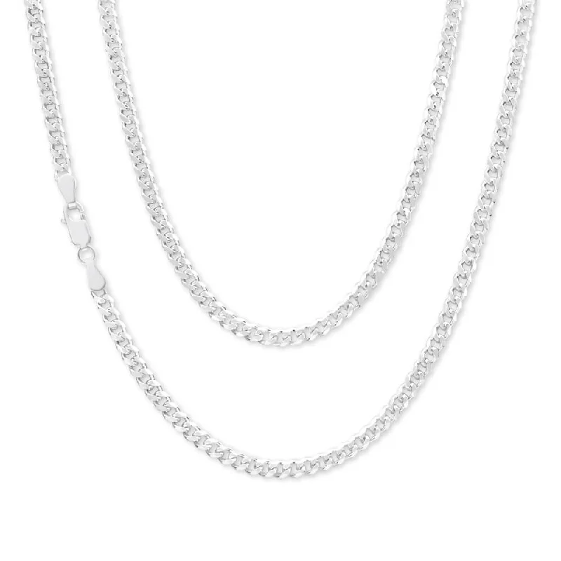 Elegant Jewelry Styles At Budget-Friendly Prices Stylish Savings Sterling Silver 100 Gauge Diamond Cut 60cm Curb Chain