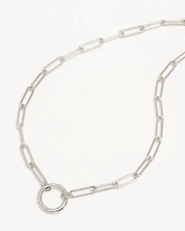 High-End Sparkle, Low-End Prices – Jewelry Sale Live Sterling Silver 18" With Love Annex Link Necklace