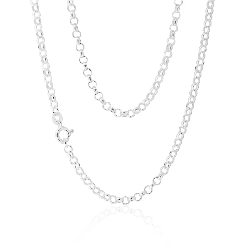 Timeless Elegance, Temporary Discounts – Act Fast Limited Stock Sterling Silver 45cm 70 Gauge Belcher Chain