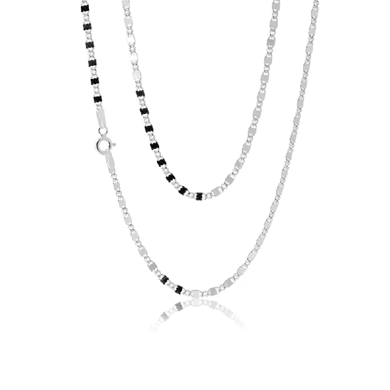 Shine Without Limits – Jewelry Sale Happening Now Hot Items Sterling Silver 45cm Fancy Dicut Chain