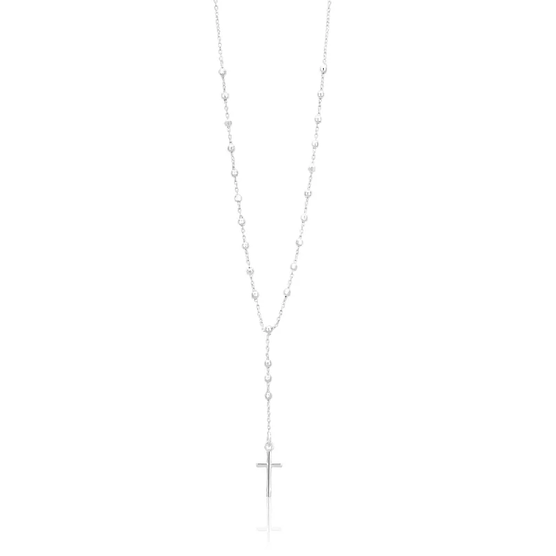 Jewelry Sale – Exclusive Styles At Lower Prices Sophisticated Fashion Sterling Silver 50cm Chain with Cross Drop Pendant