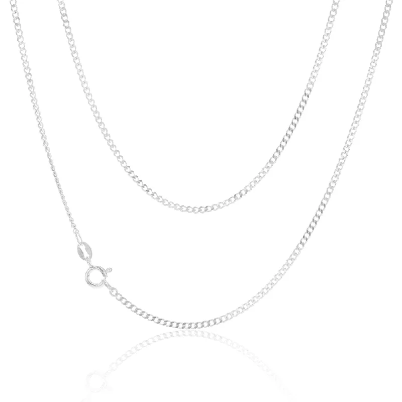 Handmade Pearl Jewelry For Timeless Elegance Classy Style Discounts Sterling Silver 60 Gauge Curb Chain 45cm