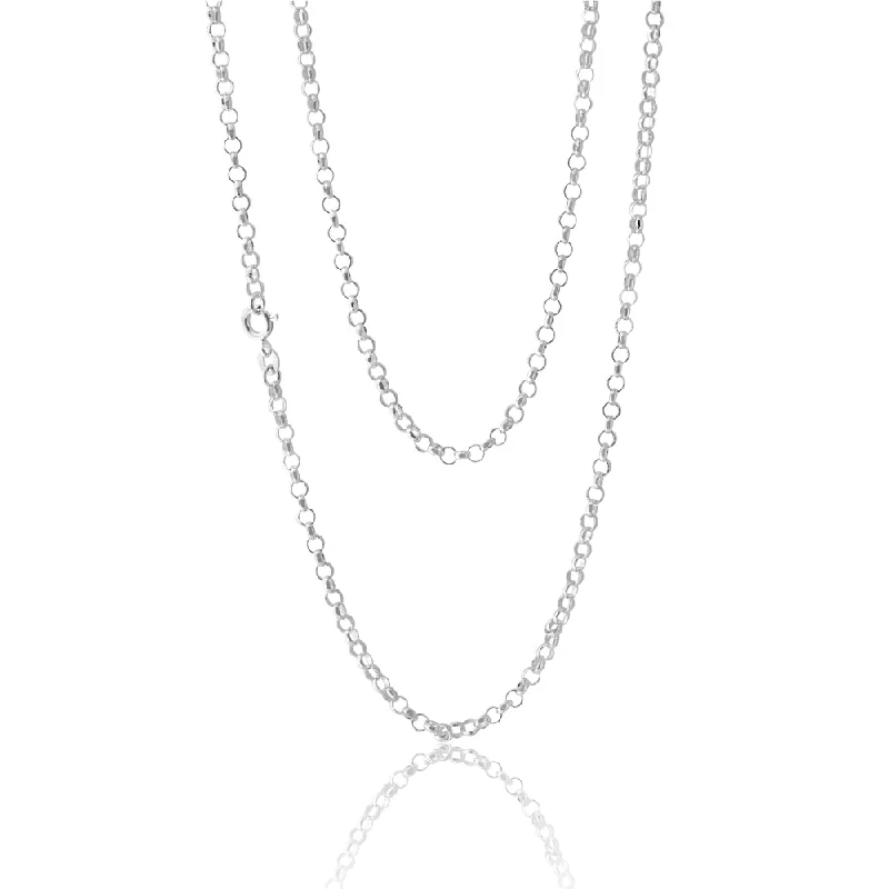 Affordable Gold-Plated Jewelry For Modern Fashion Hurry Before It'S Gone Sterling Silver 70 Gauge 70cm Belcher Chain