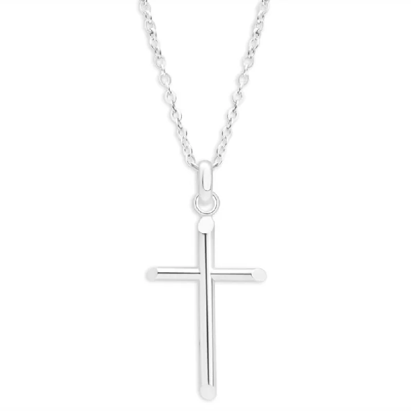 Shop Fine Jewelry With Exclusive Savings Style Revolution Sterling Silver Barrel Cross Pendant