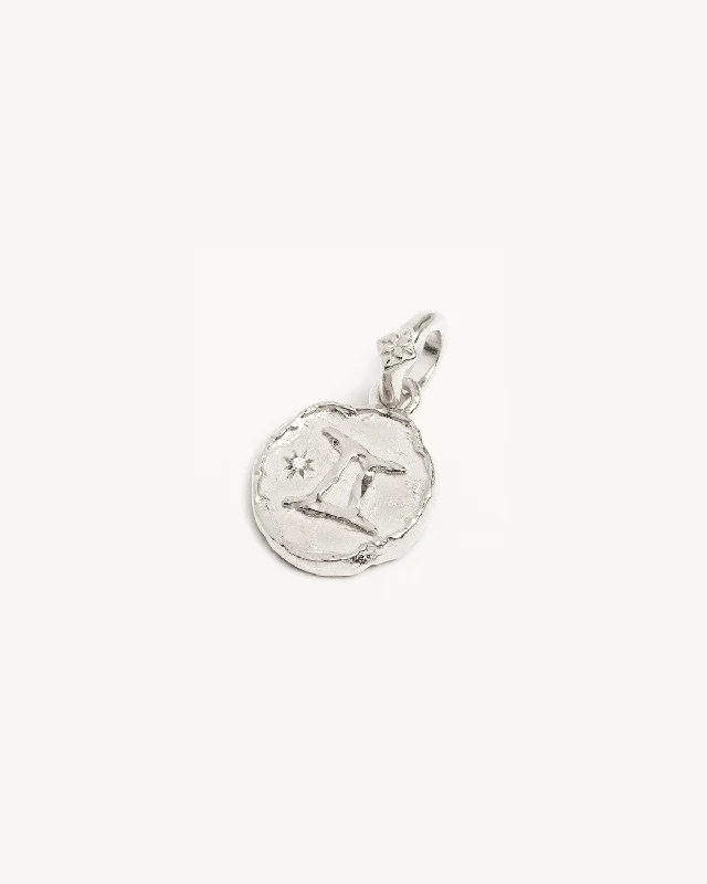 Sparkle For Less – Shop Our Limited-Time Jewelry Deals Luxe Style Discounts Sterling Silver Cosmic Love Zodiac Annex Link Pendant - Gemini