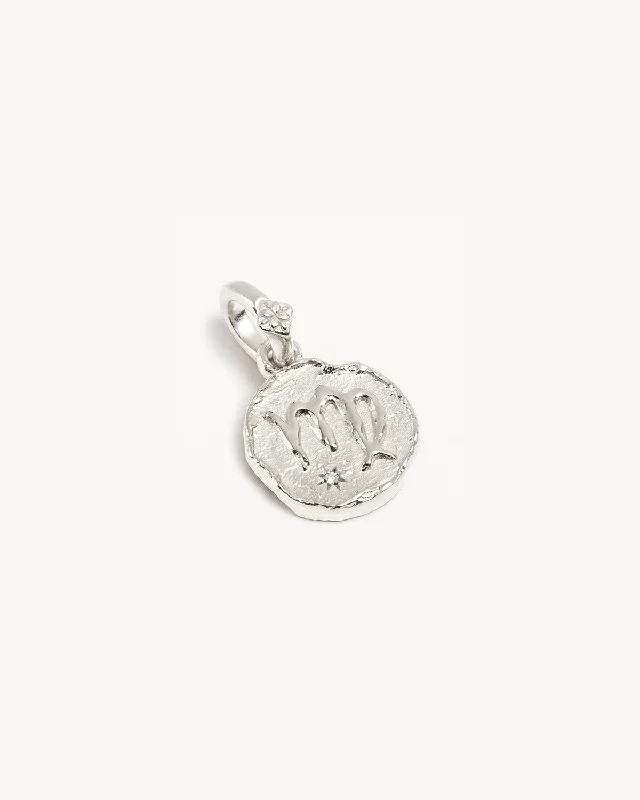 Fashion-Forward Jewelry At Incredible Prices Flash Sale Now Sterling Silver Cosmic Love Zodiac Annex Link Pendant - Virgo