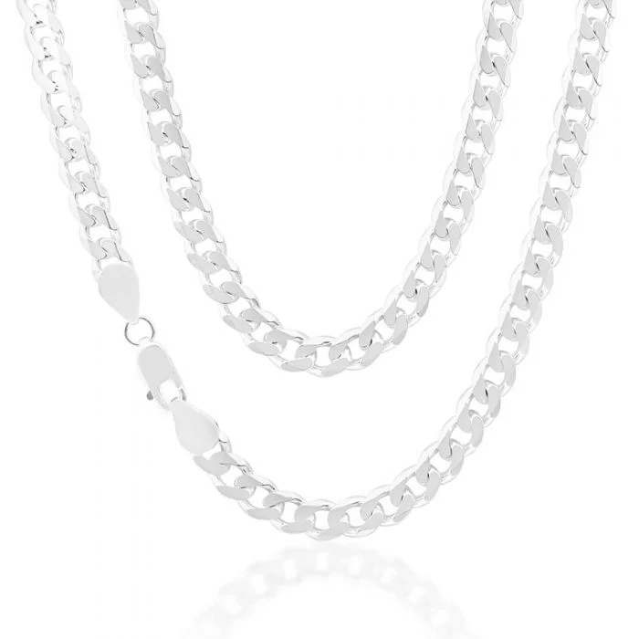 Flash Deals On Fine Jewelry – Shop Before It's Gone Urban Fashion Sterling Silver Curb Heavy 200 Gauge 50cm Chain