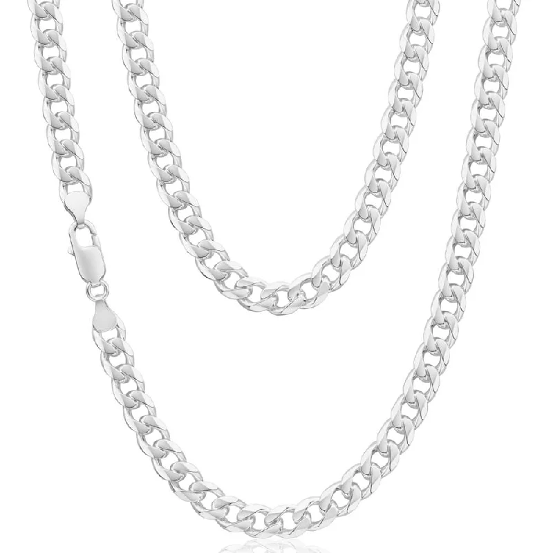 Limited-Stock Jewelry Sale – Once It's Gone, It's Gone Best-Sellers Sterling Silver Dicut Bevelled 220 Gauge 60cm Curb Chain