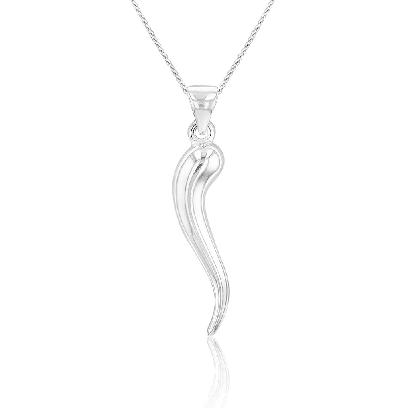 Limited-Stock Jewelry Sale – Once It's Gone, It's Gone Ride The Style Wave Sterling Silver Horn of Plenty Pendant