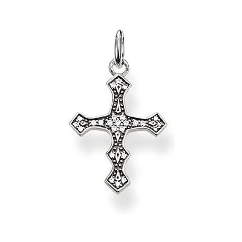 Exclusive Jewelry Sale – Grab Timeless Pieces Now Sophisticated Fashion Sterling Silver Pave Cross Pendant