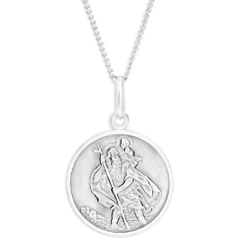 Big Discounts On Elegant Jewelry Collections Casual Yet Chic Sales Sterling Silver St Christopher Pendant