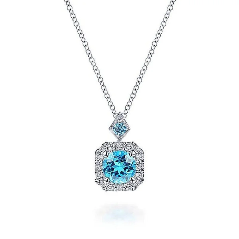 Unmissable Jewelry Sale – Shop Before It's Too Late Durable Fashion Picks Swiss Blue Topaz Necklace