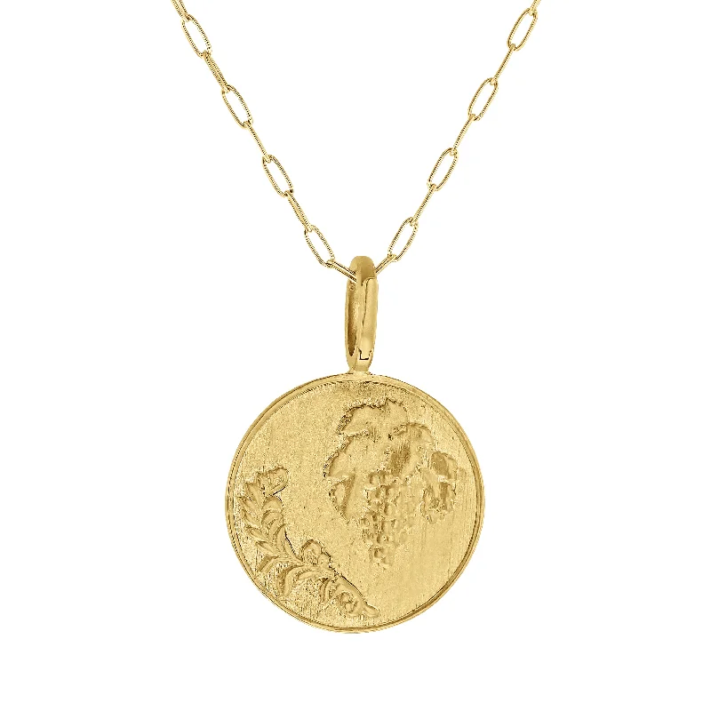 Timeless Beauty, Unbeatable Deals – Jewelry Sale On Premium Style The Fox & The Grapes Aesop Medallion